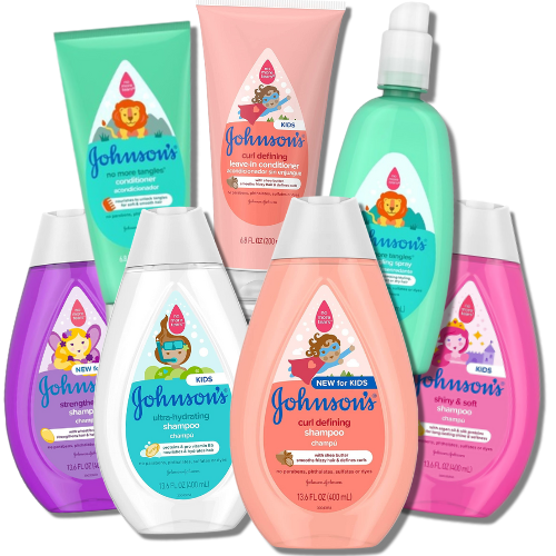 thumbnail image 2 of Johnson’s Curl-Defining Kids Shampoo + Conditioner – Tear Free, Paraben-Free, Hypoallergenic 2 of 5