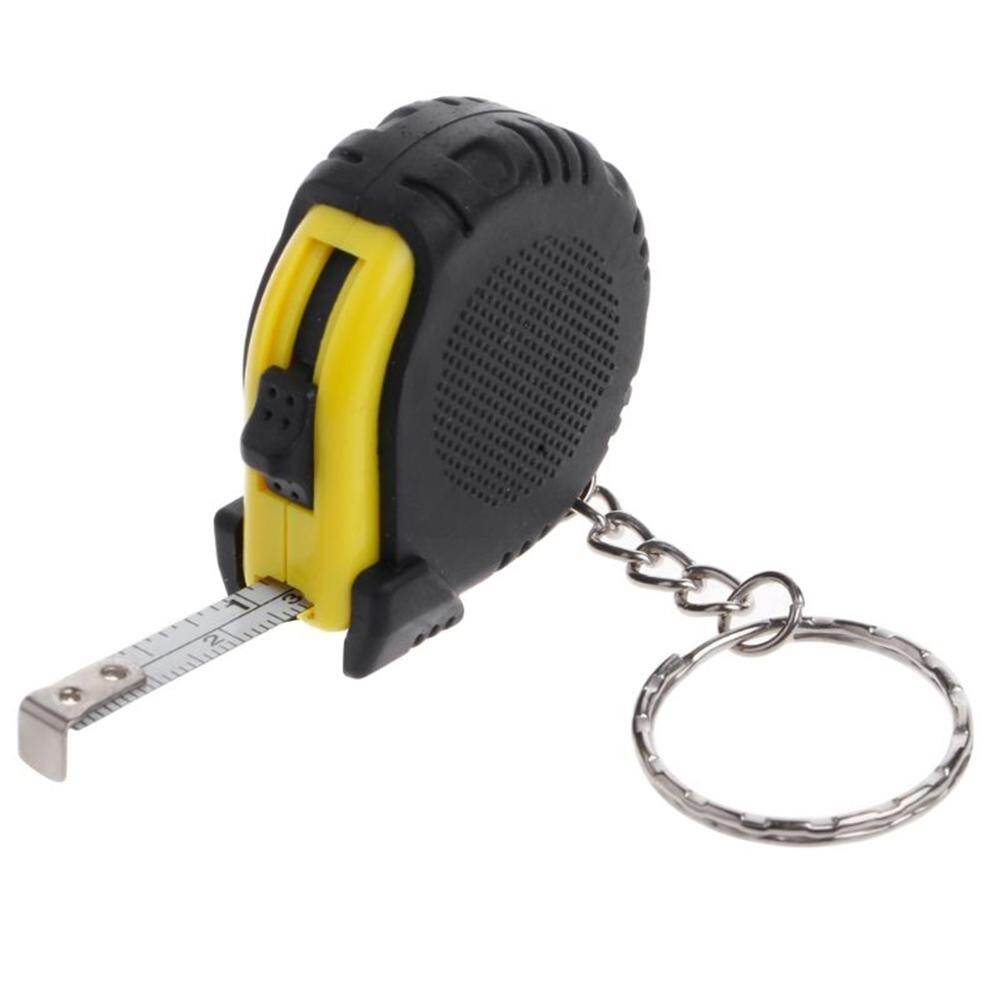 Farfi 1m Mini Retractable Ruler Tape Measure Key Chain Style Home Work Measuring Tool