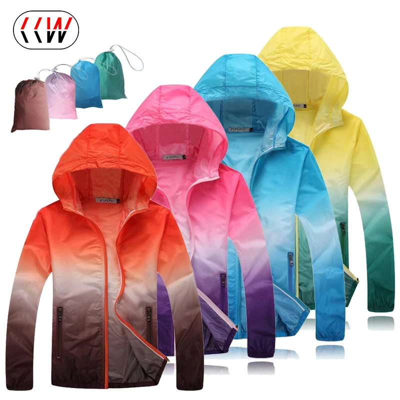 【S-4XL】CCW Men Women Hiking Jacket Waterproof Quick Dry Camping Clothes Sun-Protective Outdoor Sports Coats Anti UV Windbreaker