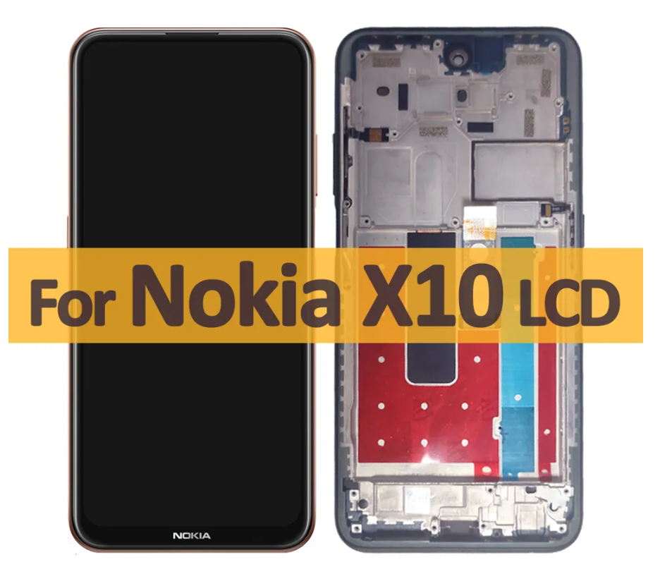 Original LCD With Frame For Nokia X10 X20 X100 LCD Display With Touch Screen Display Digitizer