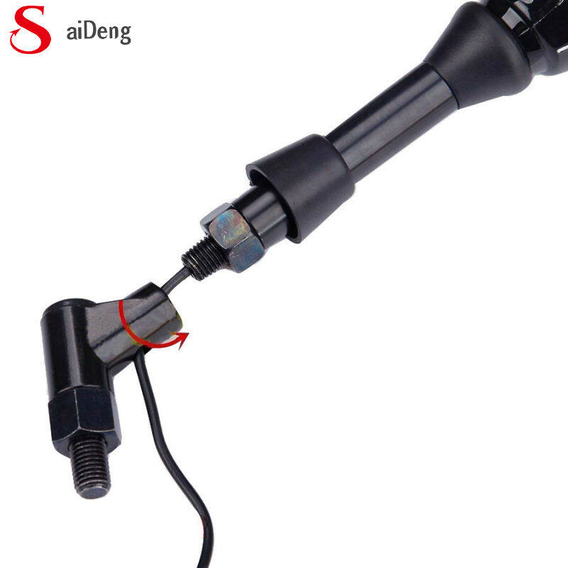 Motorcycle LED Turn Lights Side Mirrors Turn Signal Indicator Rearview Mirror