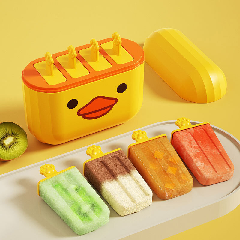 Children's DIY ice cream mold food-grade household ice cream mold ice box frozen popsicle mold.