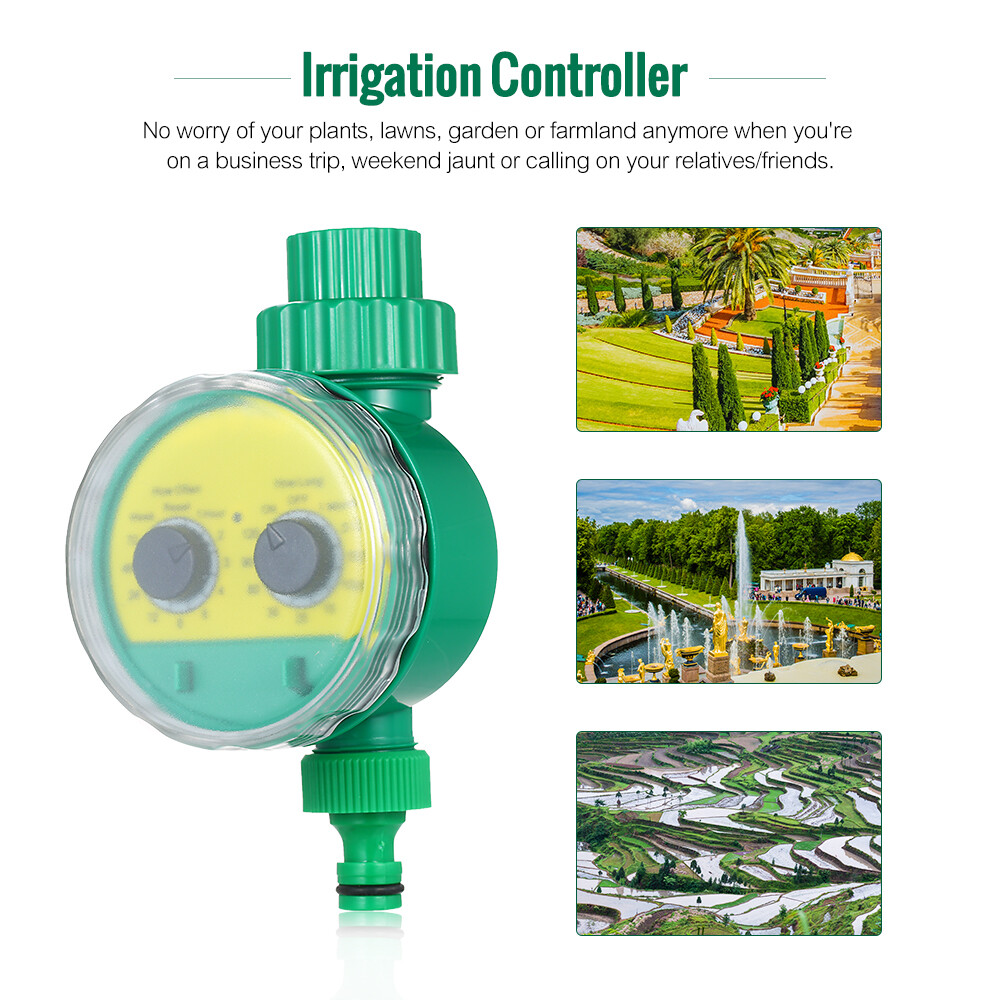 SMART SENSOR Outdoor Timed Irrigation Controller Automatic Sprinkler Controller Programmable Valve Hose Water Timer Faucet Watering Timer for Home Garden Farmland