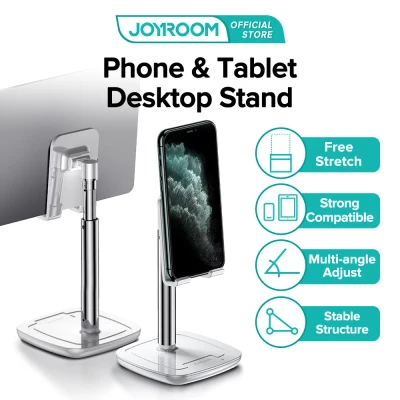 Joyroom Lazy iPad Phone Holder Retractable Mobile Smartphone iPad Stand Desk Holder Online Class Online Class Metal Adjustable Universal Tablet Cell Phone Support For iPhone Xiaomi
