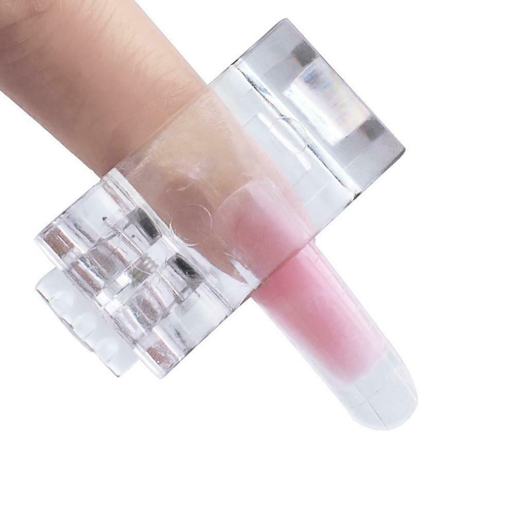 WOOLOVE 5 Cái Kẹp Móng Tay Làm Móng Nhanh Bằng Nhựa Poly Trong Suốt Nhíp Xây Dựng LED UV Nối Móng Dụng Cụ Làm Móng Nghệ Thuật