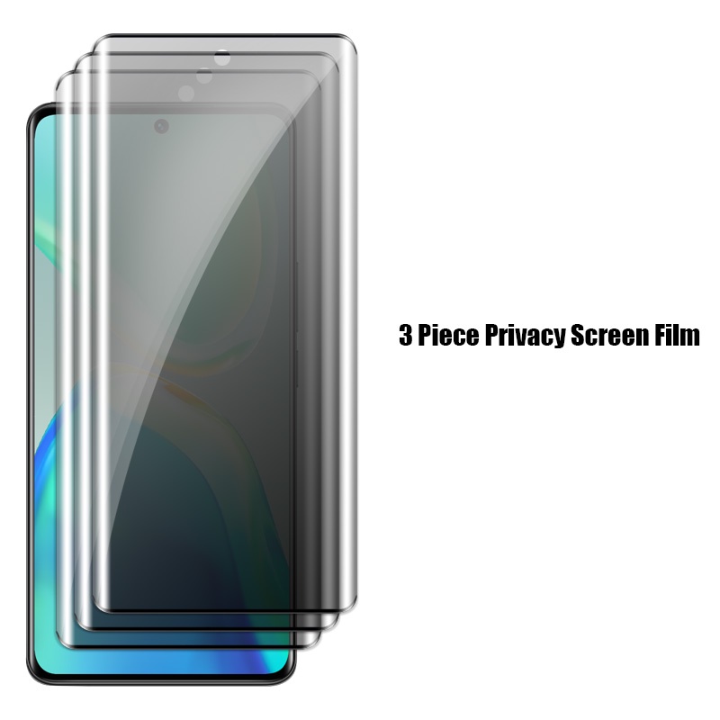 Curved Private Tempered Glass For Vivo V25 Pro 5G V25Pro VivoV25 2022 Full Cover Screen Protector Protective Anti Peek Privacy Film 9H Hardnes Anti Scratch