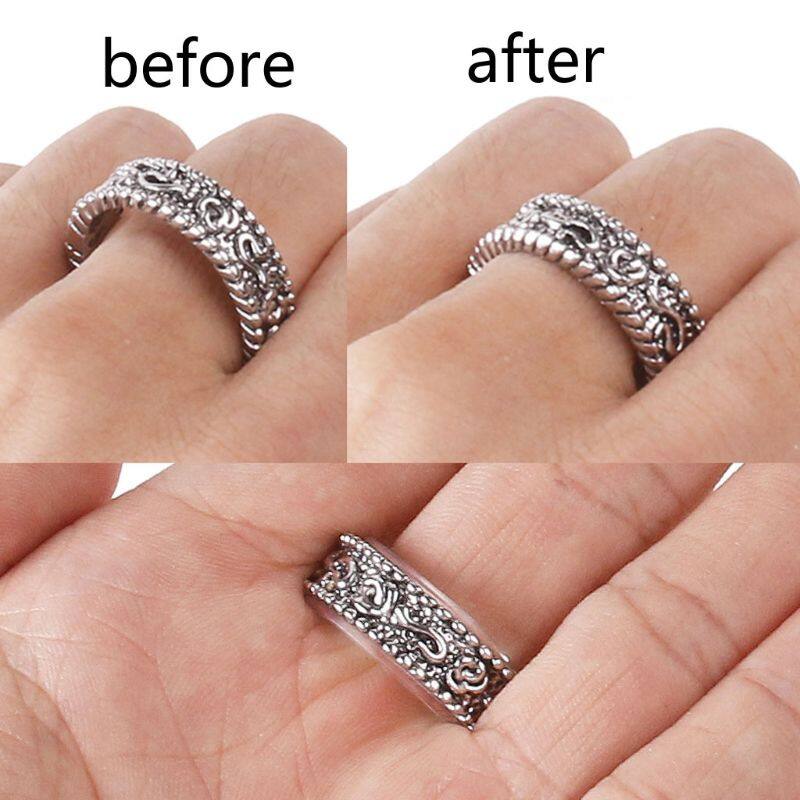 8 Sizes Silicone Invisible Ring Size Adjuster Reducer Ring Sizer Fit Any Rings