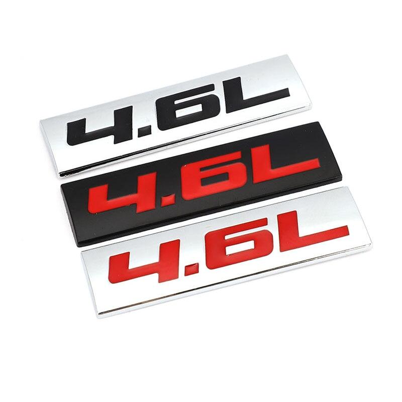 3D Metal 4.0L 4.6L 4.7L 5.0L 5.3L 5.7L Car Emblem Trunk Sticker Decal ...
