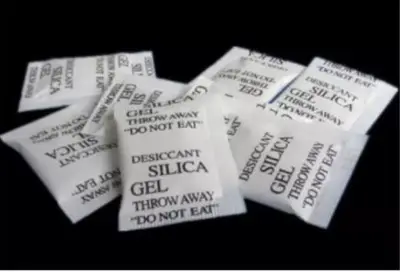 Silica Gel Desiccant Dehumidifier Moisture Absorber Paper Cover for Electronic,Shoes, Cosmetic & Camera ( Silika Gel) (1)