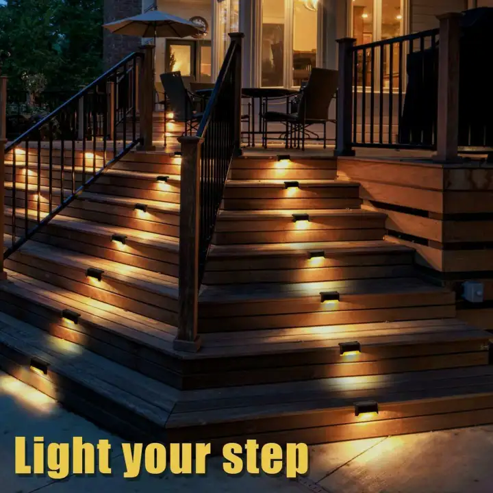 12pack Solar Railing Light Stair Outdoor Led Step 12pack Solar Railing Light Stair
