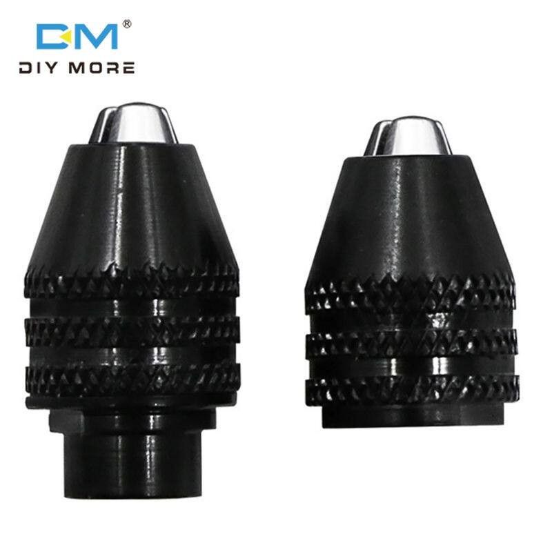 diymore 2 Cái Mâm Cặp Khoan Không Chìa M7/M8 Đa Năng Mini Cho Dụng Cụ Xoay Mâm Cặp Khoan Ba Hàm Thay Đổi Nhanh M8x0, 75