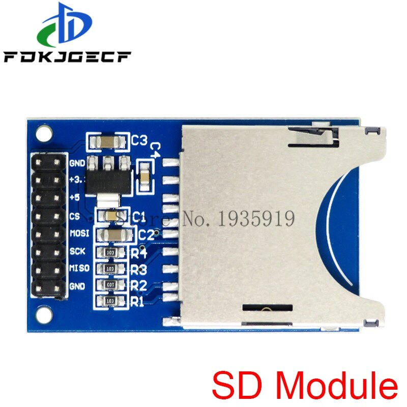 Micro SD Storage Expansion Board Micro SD TF Card Memory Shield Module SPI For Arduino