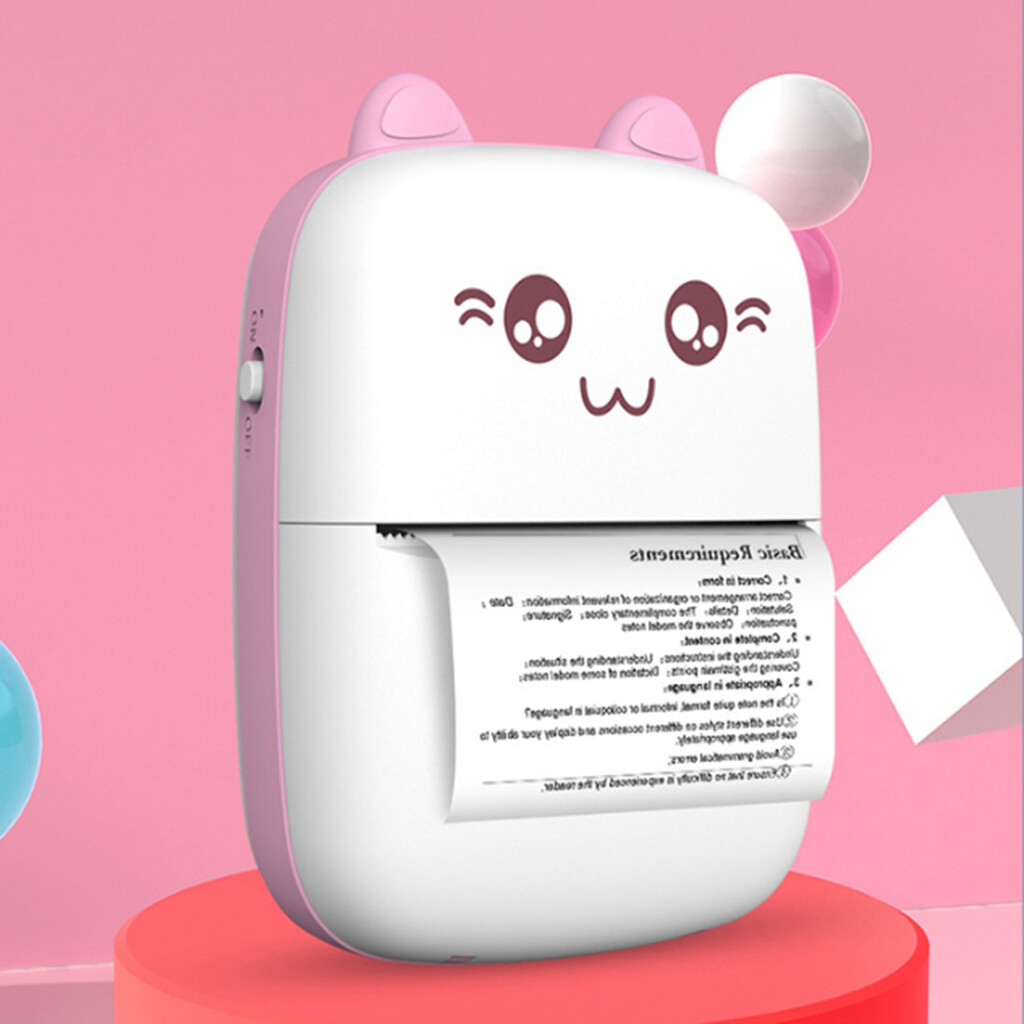 Ready Stock Pocket Printer Portable Wireless Bluetooth Thermal Printer Handheld POS Receipt Printer with Free Thermal Paper