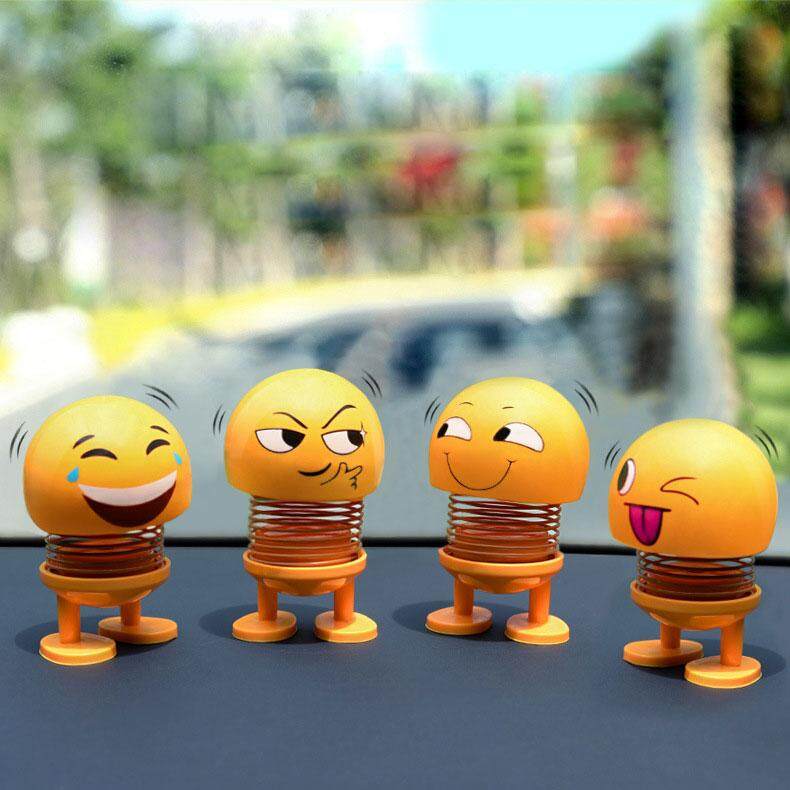 Goyang Kepala Mainan Mobil Boneka Hiasan Lucu Kartun Lucu Mobil