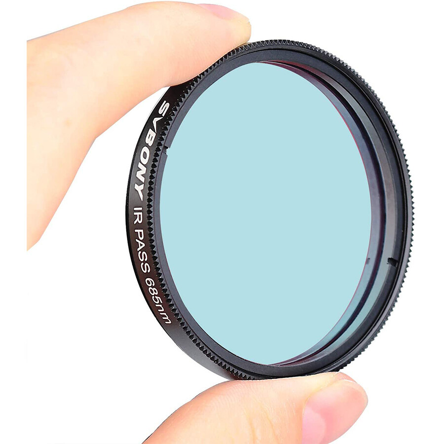 Svbony SV183 IR Pass Filter 685nm For Planetary Photography Contrast Enhancement 1.25 /2 Inches | Malaysia