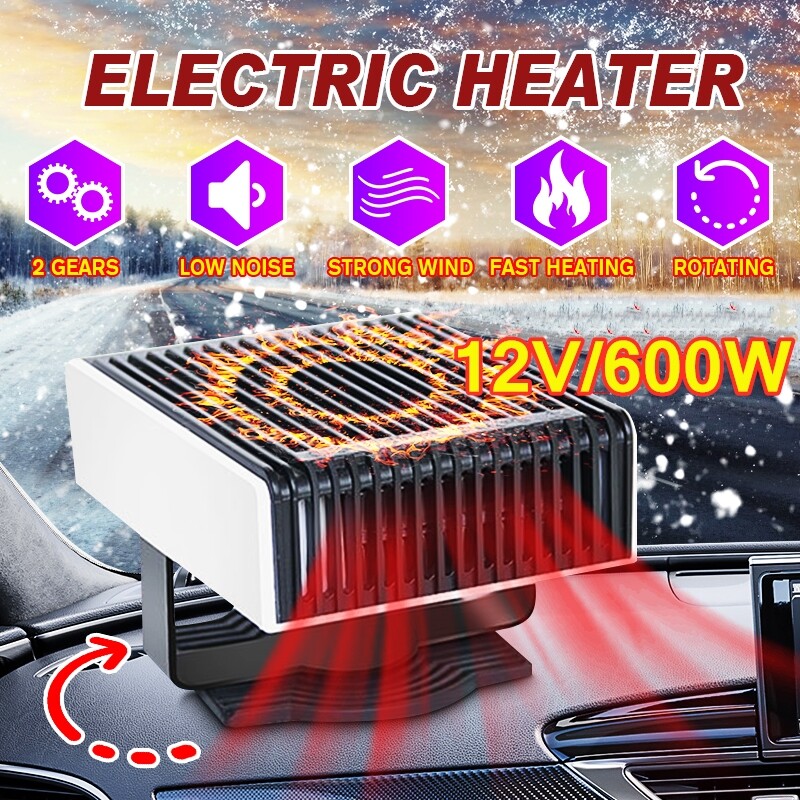 12V 150W Portable DC Electric Car Heater Car Heating Fan Defogger Defroster  Heating Fans Truck and Car Goods Interior Accessories | Lazada