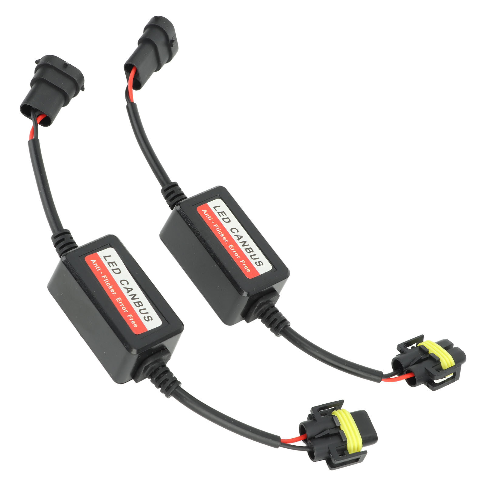 H8 H9 H11 LED Canbus Decoder Anti Flickering Resistor Decoder 2Pcs for Fog Light