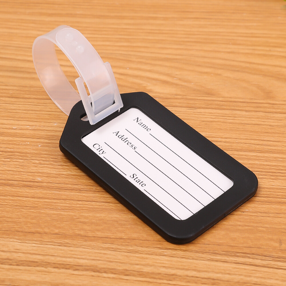 Colors Luggage Tags Tour Group Bag Suitcase Name Tag Pendants Custom Letters Airplane Boarding Labels Travel Accessories