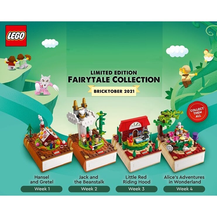 BricksAlive] LEGO BRICKTOBER 2021 Fairytale Collection Week Story