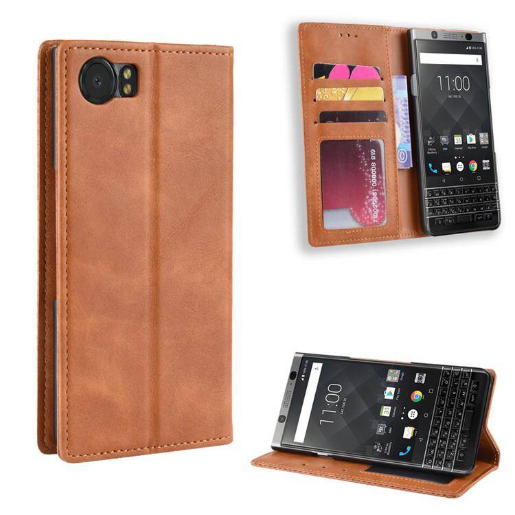 Ốp Lật Cho Blackberry KeyOne Bao Da Dạng Ví Từ Tính