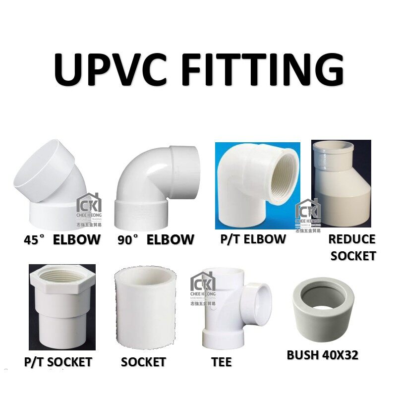 UPVC Pipe Fitting UPVC Socket UPVC Elbow UPVC Tee UPVC PT Elbow UPVC PT ...