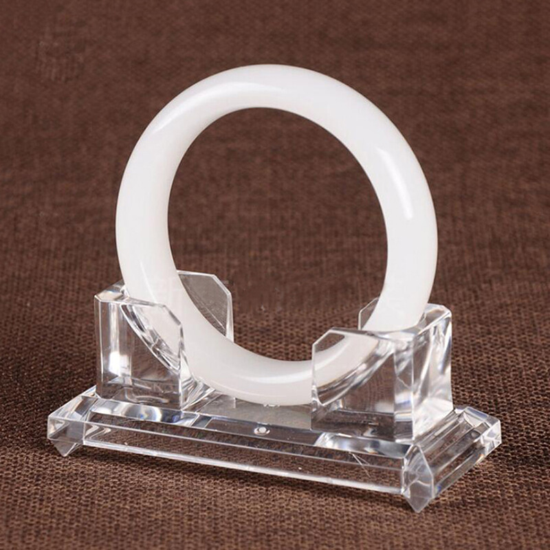 Maurcey Transparent Acrylic Bracelet Display Rack Bangle Organizer Storage Holder Stand