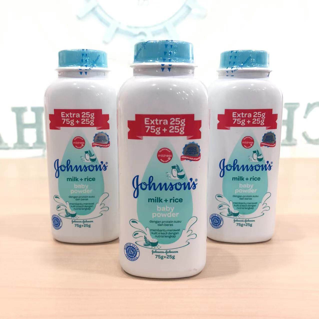 Johnsons Milk Rice Baby Powder Phan 75gr Lazada