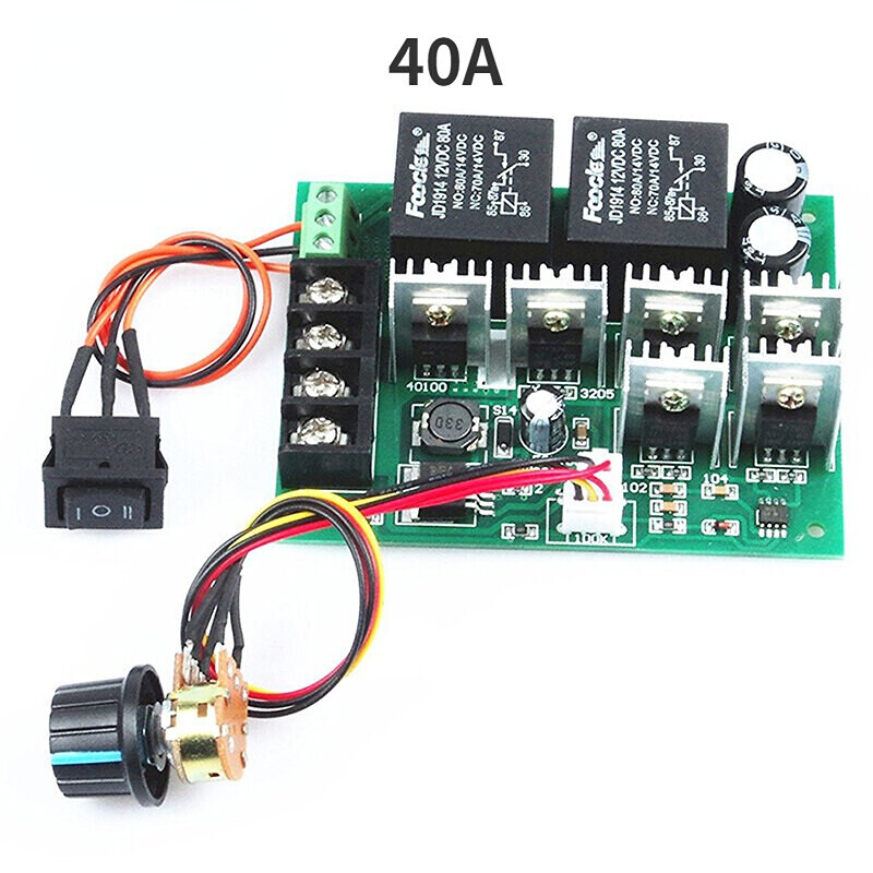High power 2000W 40A reverse motor speed controller PWM brush motor controller DC 12V 24V 36V