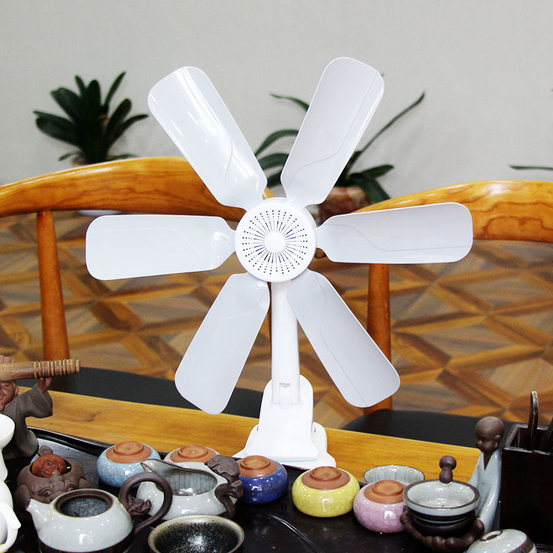 Kudixiong small fan blade mute table fan powerful wind mini fan