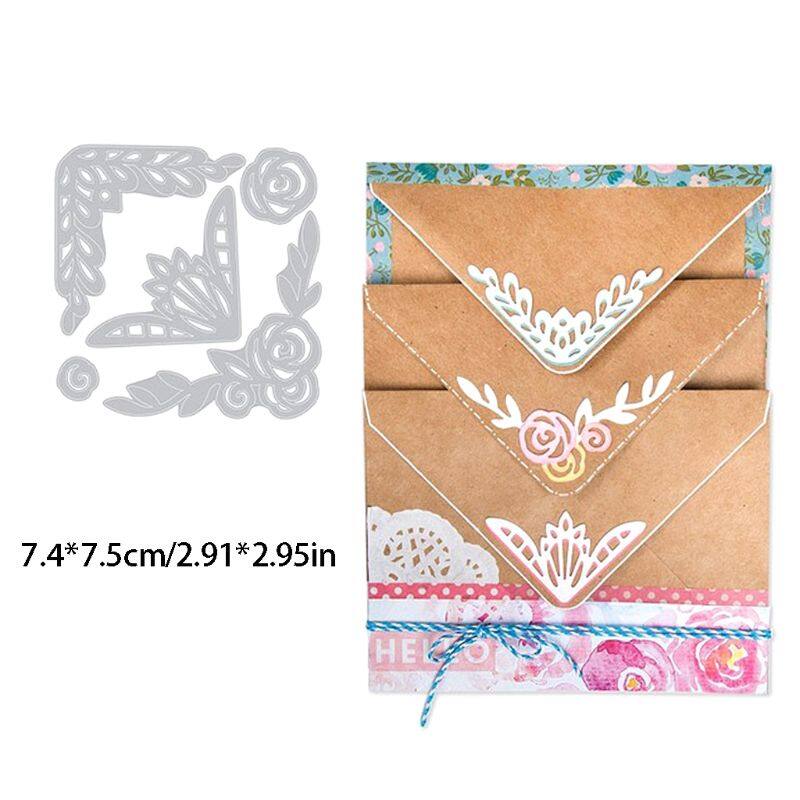 DIY Lace Cutting Dies Embossing Stencil Template for Scrapbooking Embossing Paper Card making