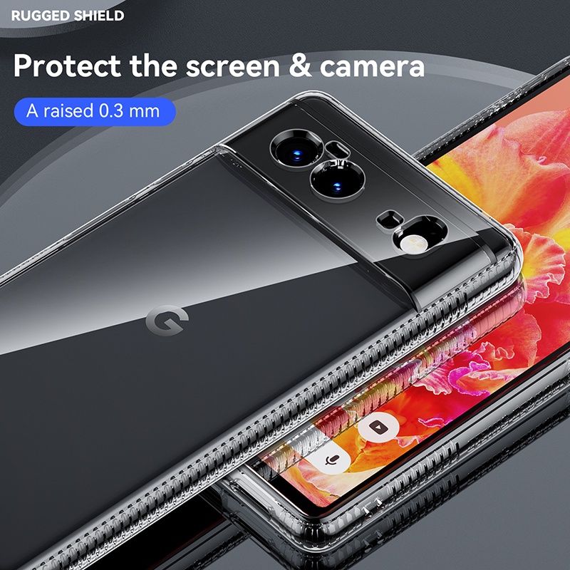 Shockproof Case For Google Pixel 6 Pro 5G 5A Airbags Bumper Concise Transparent Soft Silicone Cover For Pixel6 A Case Clear 2022