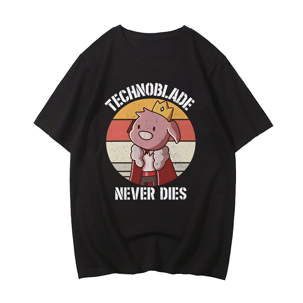 Technoblade Never Dies Tshirt Hot Game Dream Smp Graphic Tshirt Menwomen T
