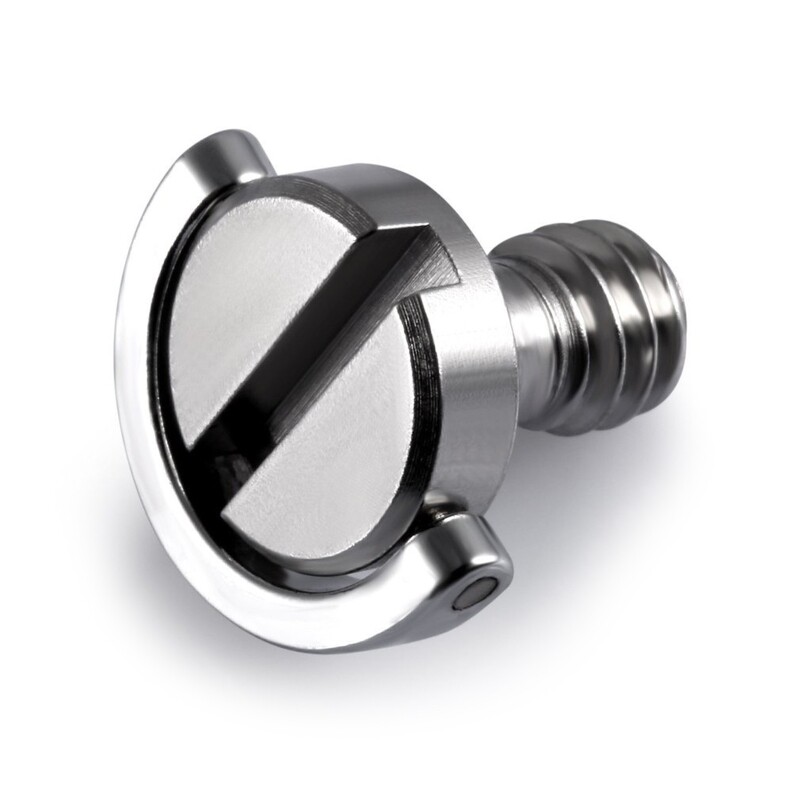 Metal 1/4" Mounting Screw D Ring/without Ring 10mm Shaft for Camera Tripod