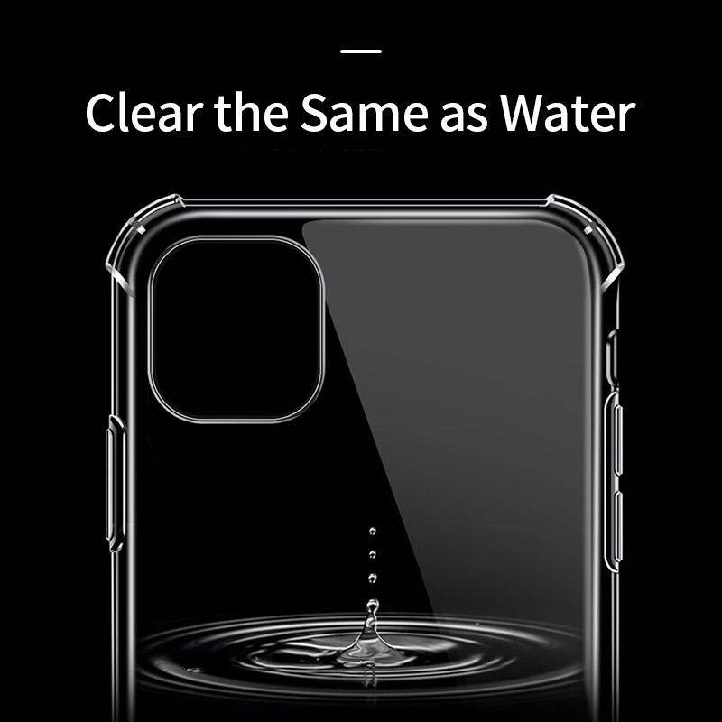 Protective Cover Case for iPhone 15 Pro Max 12 Mini 14 13 11 pro Max Soft TPU Case for iPhone XR Max 7 8 14 15 plus Shockproof Cover Funda Coque aiphone 11pro 15Pro Max 15 Plus