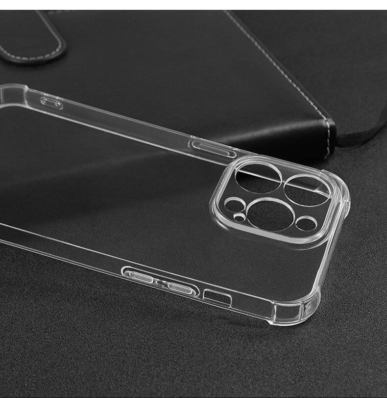 Soft Jelly Case for iPhone 14 Pro Max Clear Transparent Cover iPhone14 Plus Shockproof Shell Skin
