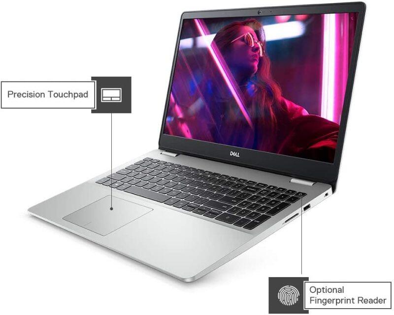 Dell 2020 Inspiron 15 5593 15.6 FHD Business Laptop, 10th Gen Intel Quad-Core i5-1035G1, 8GB DDR4 RAM, 256GB PCIe NVMe SSD, Backlit Keyboard, Fingerprint Reader, Windows 10 Pro, Silver, KKE Mousepad Malaysia
