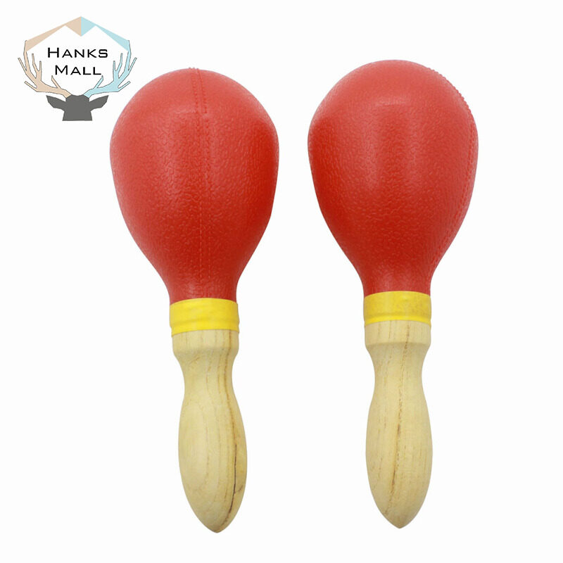 [HANKS] Professional Maraca Shakers Rattles ค้อนทรายเครื่องดนตรีเพอร์คัสชั่นเครื่องประดับ Musicali ของเล่นสำหรับเด็กเด็ก KTV เกมปาร์ตี้