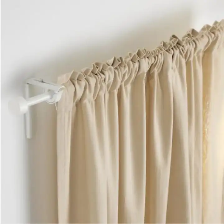 Ikea Racka White Curtain Rod 70 120cm 302 213 97 Ready Stock