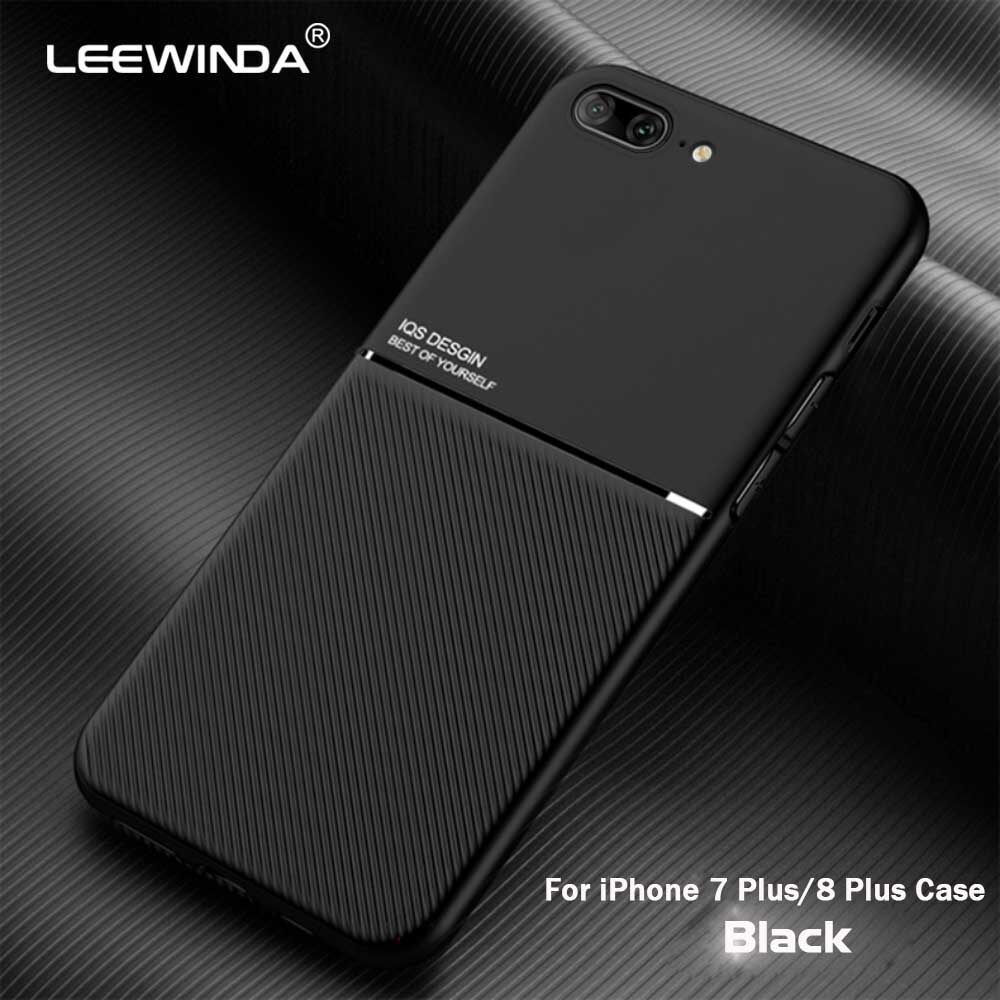 For iPhone 7 8 Phone Case,For iPhone 7 Plus 8 Plus Cases,Rubbed Pattern Shell Twill Ultra Thin Shockproof Back Cover