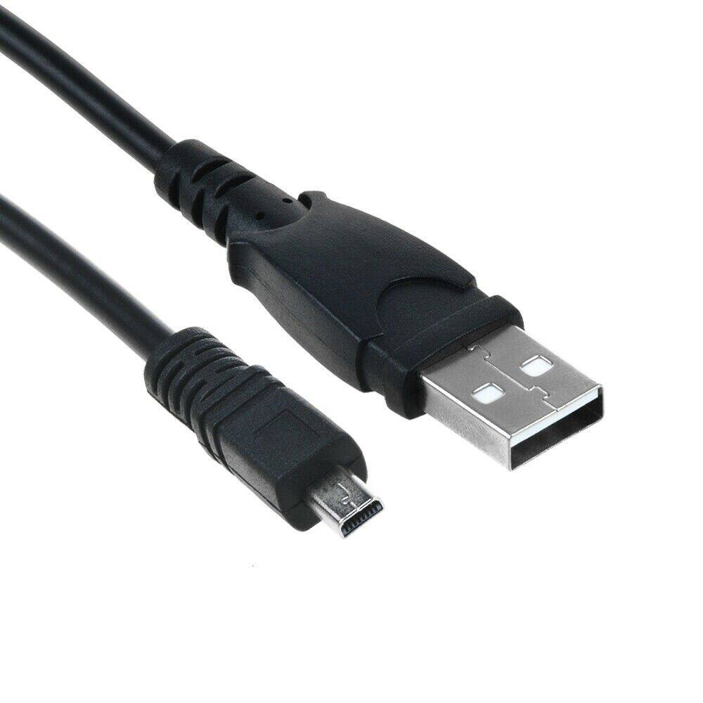 USB Charger Data Sync Cable Cord For Sony Camera Cybershot DSC W830 B/S