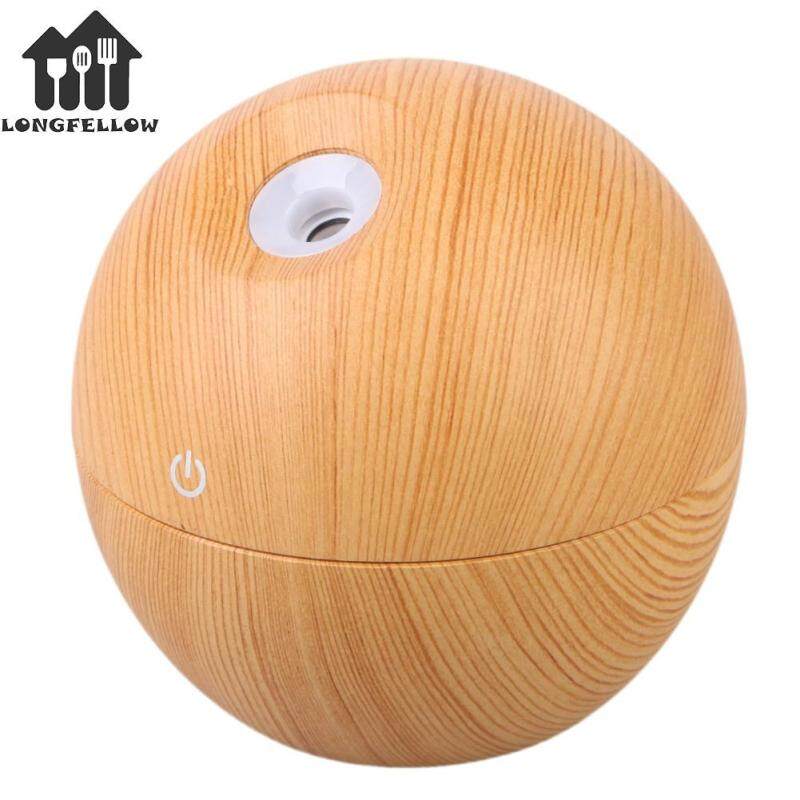 130ml USB Aroma Oil Diffuser Prolonged Durable Wood Grain Electric Ultrasonic Air Mist Humidifier Singapore