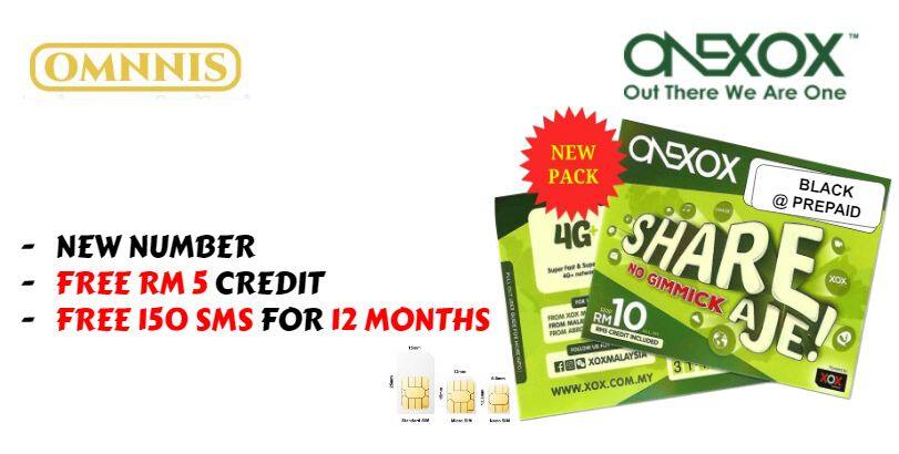 Onexox Xox Mobile Superb Saving Prepaid Plan New Sim Free Rm5 30 Lazada