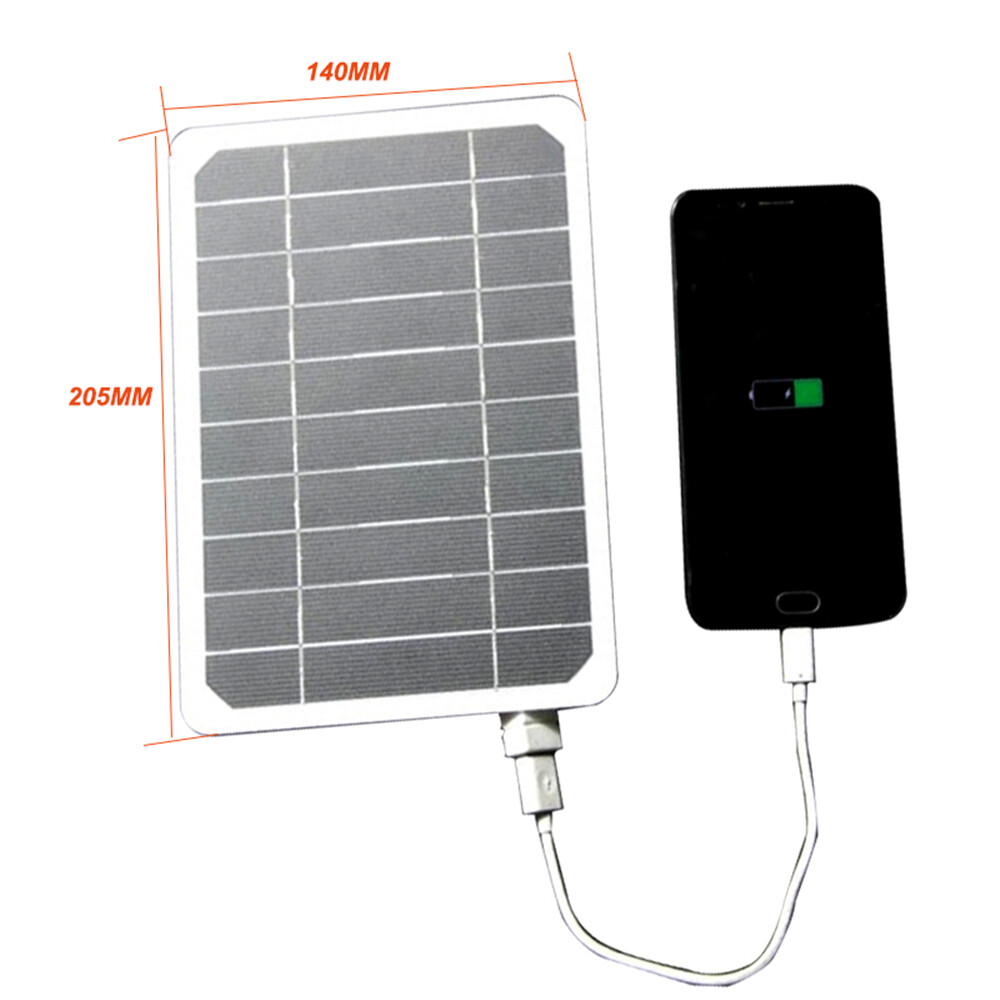 ENRIC 10W Solar Panel Output USB Outdoor Portable Solar System for Outdoor Travel Cell Phone Chargers