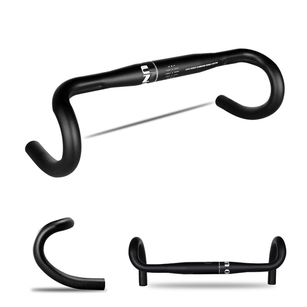 Aluminum Alloy UNO Bike Handlebar Road Cycling Ultralight 31.8mm 380/400/420/440 Bicycle Accessories Racing Road Bike Handleba