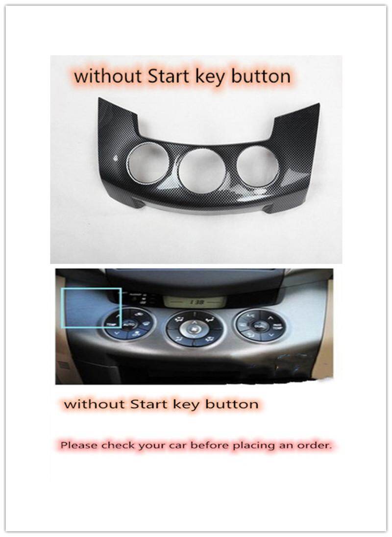 Xuming central control decorative frame pack of 1 piece for toyota rav4 2009 2010 2011 2012 2013(before placing an order, please according to whether your car has a one-button function button distinguishes)