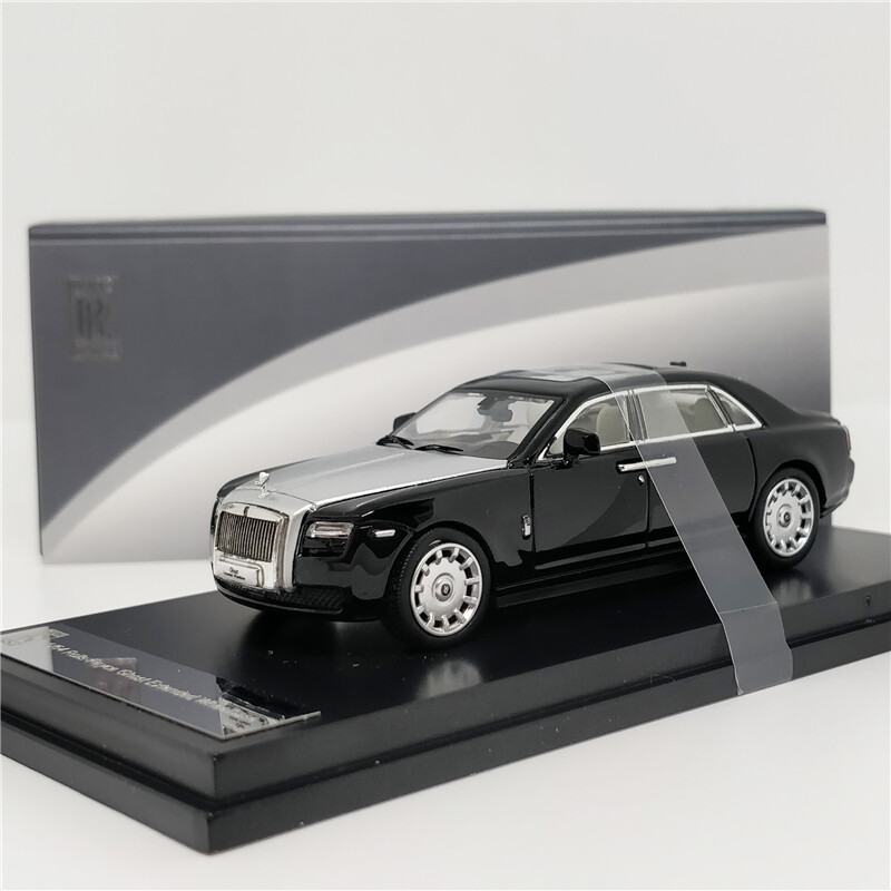 In Stock 1:64 Rolls Royce Ghost Extended Wheelbase Blue Car Diecast Car Model
