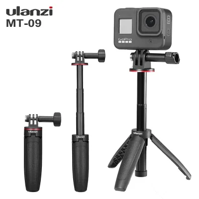 ULANZI Mini Extension Pole Tripod MT-09 Shorty Selfie Stick for GoPro HERO 10 9 8 7 6 5 / DJI OSMO ACTION Camera