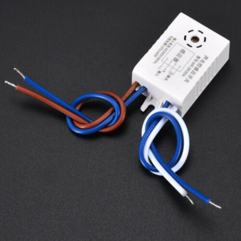 E Life Smart Store LED Sound Sensor Switch Module 220V Detector Sound Voice Sensor Intelligent Auto On Off Light Switch Automatic Voice Control Sensor Detector Switch 1-40W Ceiling Lamp Smart Voice Control Sensor