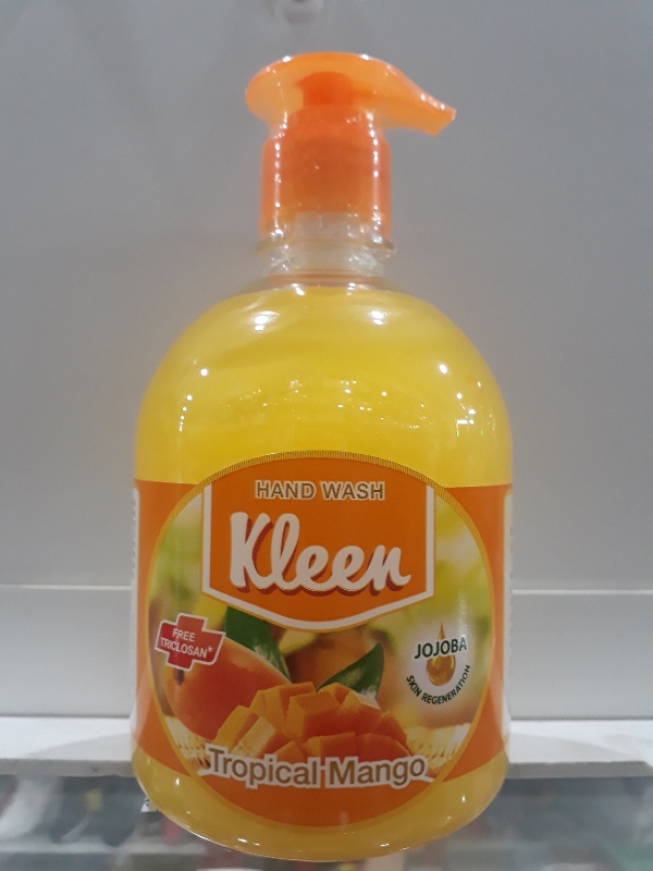 Nước rửa tay kleen hương xoài 500ml - nrtklenx