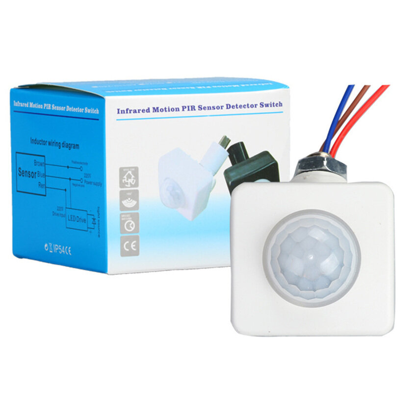 220V PIR Body Infrared Motion Sensor Automatic Switch Infrared Intelligent